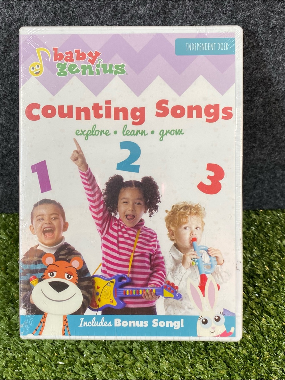 New Baby Genius Counting Songs DVD Explore Learn Grow Including Bonus Song
